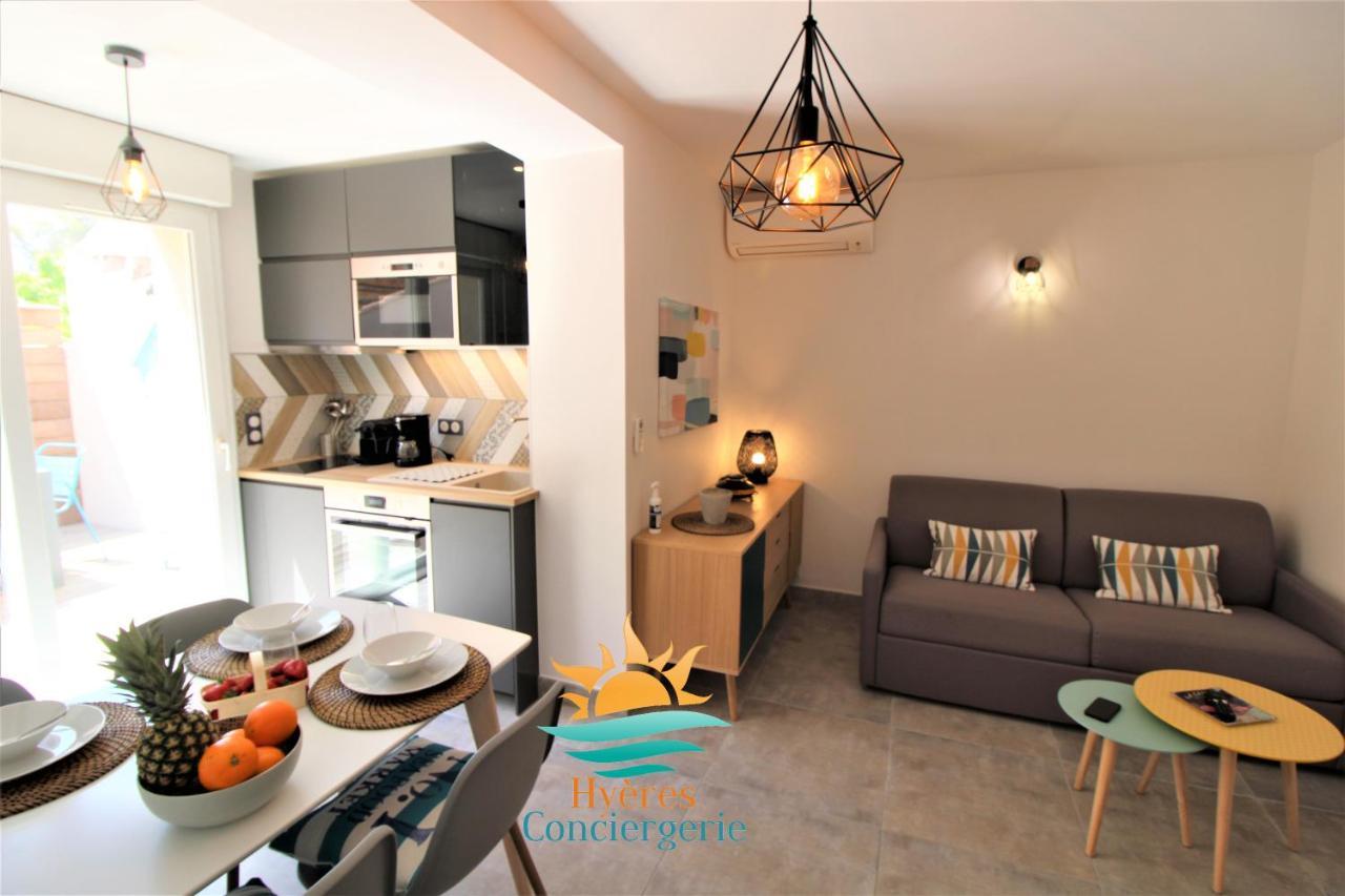 Hyeres-Plage -T2 Neuf Rdj Clim Wifi - La Capte By Hc公寓 外观 照片