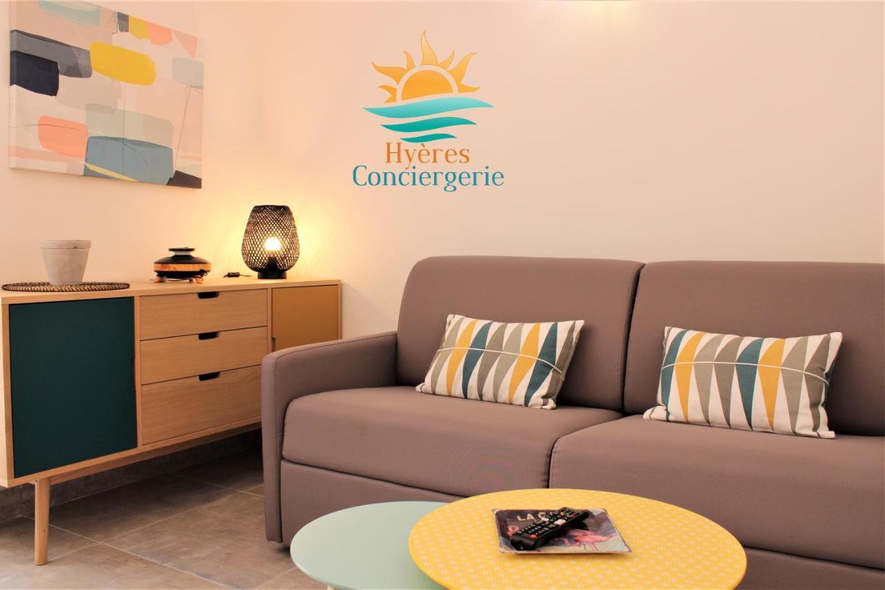 Hyeres-Plage -T2 Neuf Rdj Clim Wifi - La Capte By Hc公寓 外观 照片